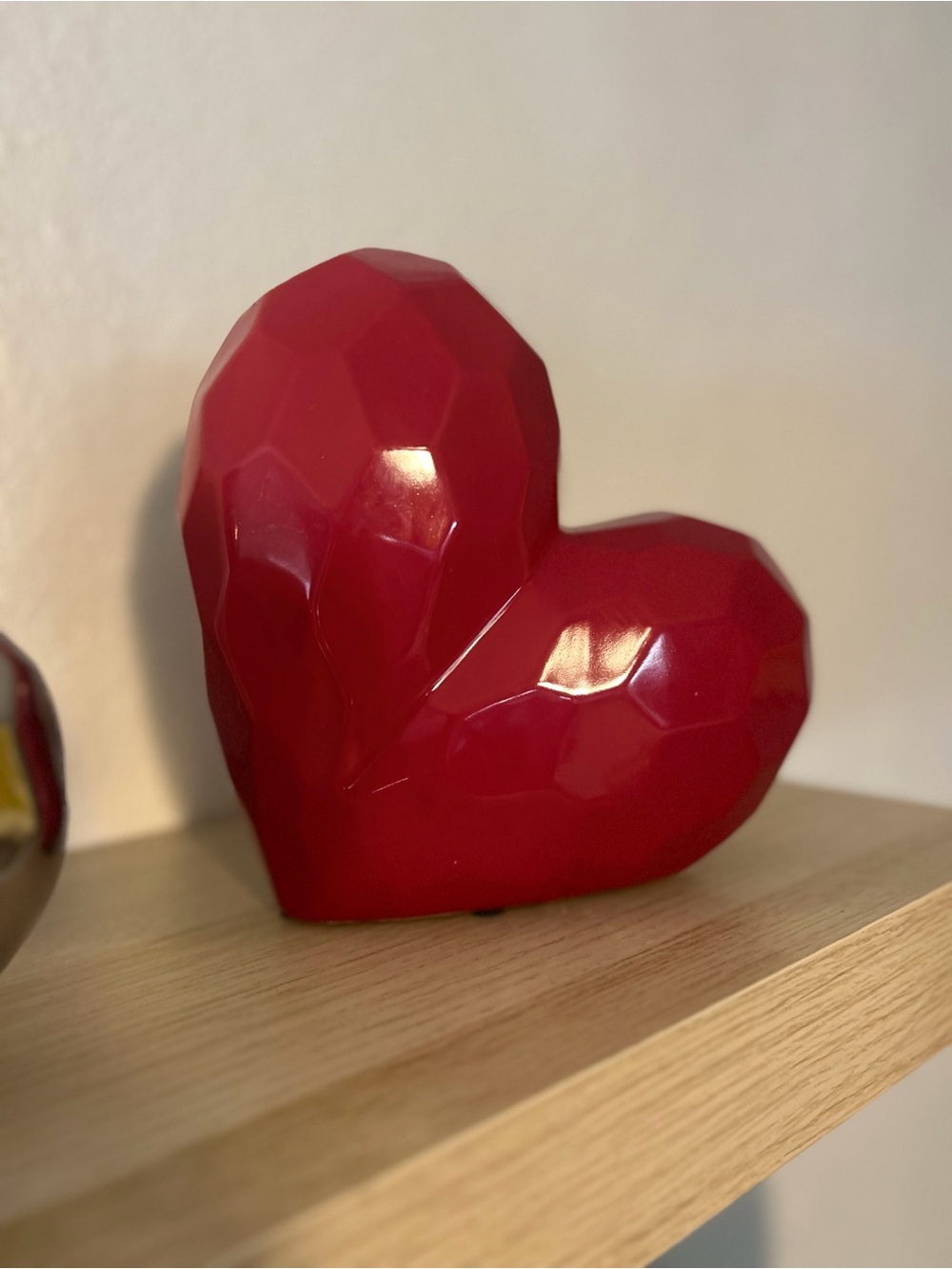 Faceted Red Heart Decor - Picture 5 of 6